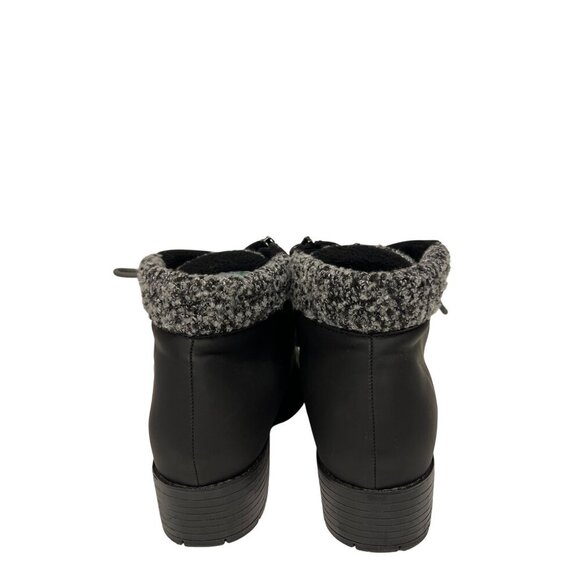 Trotters Becky 2.0 Women's Boots Black Waterproof Slip Resistant Zipper 11M New - Picture 6 of 9